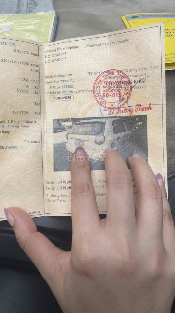 Daewoo Matiz Trắng Tự động. Mua bán Ô tô tại Quận 8 Tp Hồ Chí Minh được đăng bởi Ngọc Lam hình 7