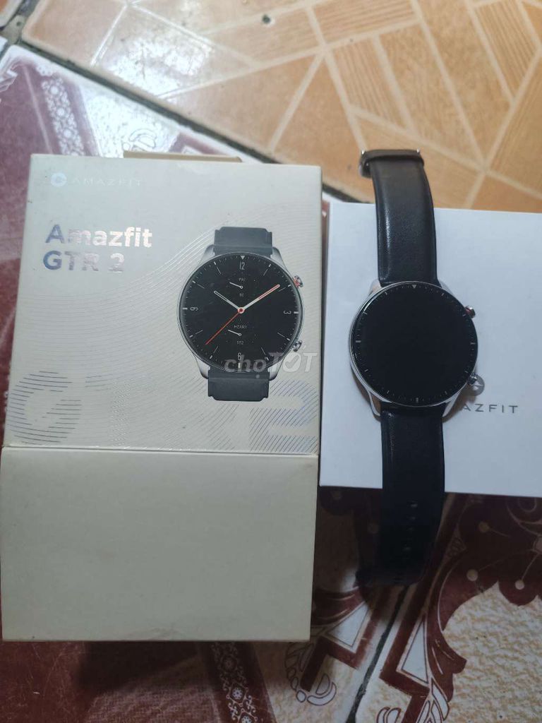 Amazfit GTR 2 Đen Dây da. Mua bán Thiết bị đeo thông minh tại Quận Gò Vấp Tp Hồ Chí Minh được đăng bởi LUONG QUOC DAT  hình 1