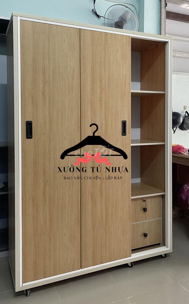 Tủ quần áo Nhựa Đài Loan 1m8x1m23x45cm . Mua bán Tủ, kệ gia đình tại Quận 8 Tp Hồ Chí Minh được đăng bởi Cửa Hàng Nội Thất hình 1