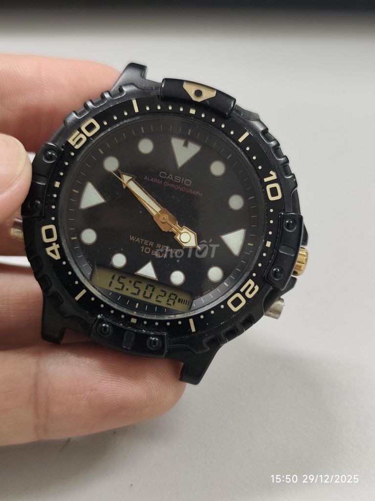 Đồng hồ casio - Tự xử. Mua bán Đồng hồ tại Huyện Tư Nghĩa Quảng Ngãi được đăng bởi Anh Tuấn 76 hình 1