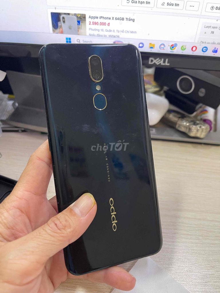 OPPO F11 128GB Đen full chức năng. Mua bán Điện thoại tại Quận 8 Tp Hồ Chí Minh được đăng bởi Tantaimobile hình 1