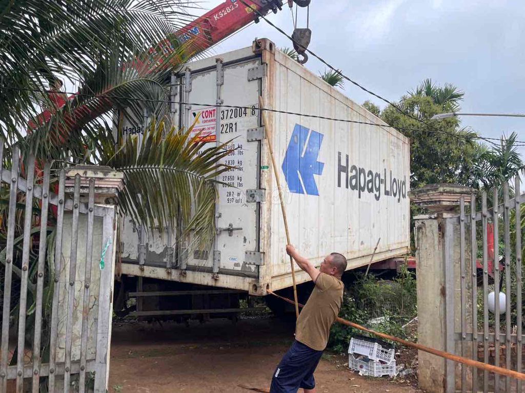 container cấp đông sầu riêng