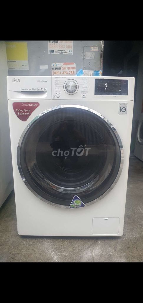 Máy giặt Lg 9kg inveter zin 100% có bảo hành