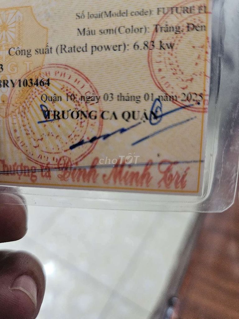 Future 125 2025 chính chủ không sang tên. Mua bán Xe máy tại Quận 10 Tp Hồ Chí Minh được đăng bởi Jonny deep hình 5