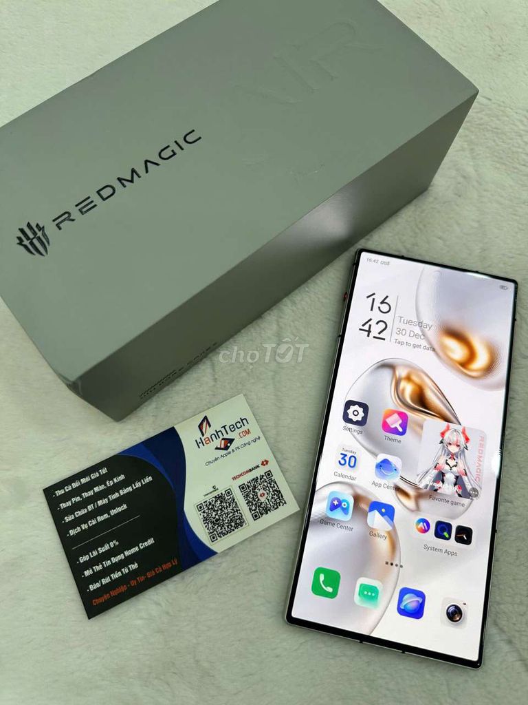 Redmagic 10 Air 12/256GB Trắng 98% máy trần. Mua bán Điện thoại tại Quận 3 Tp Hồ Chí Minh được đăng bởi Hạnh Tech hình 1