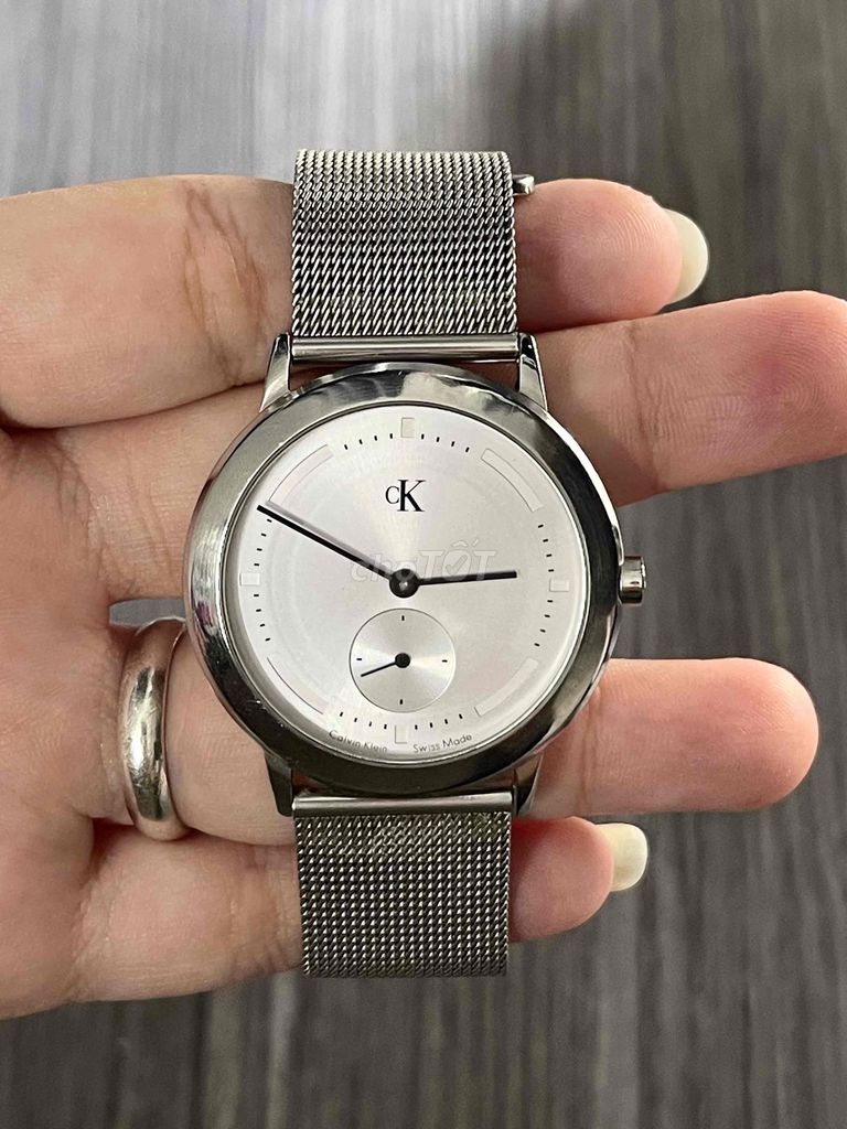 Calvin Klein K331100 sapphire Swiss Made 35mm. Mua bán Đồng hồ tại Quận Gò Vấp Tp Hồ Chí Minh được đăng bởi Trân Đồng Hồ Chính Hãng 2hand hình 1