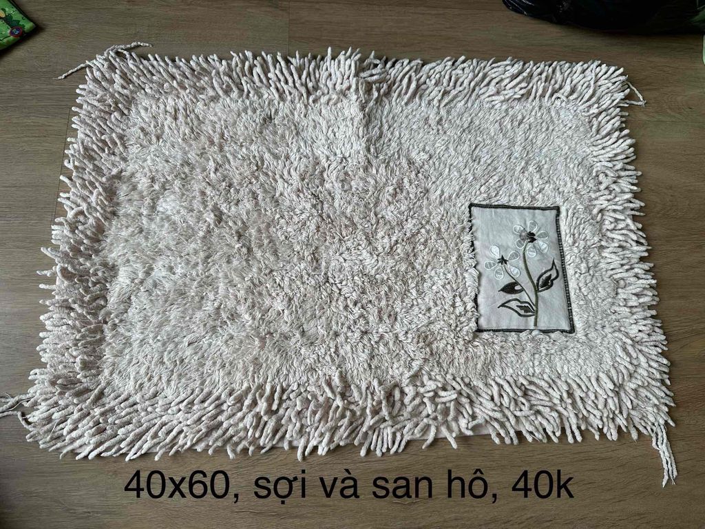 Thảm bếp có hoa trang trí (40x60)