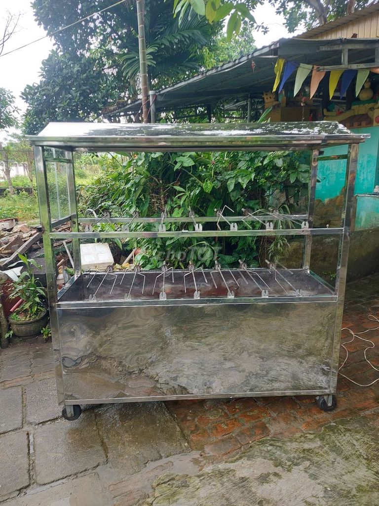 Lò nướng Inox 14 xiên. Mua bán Bếp, lò, đồ điện nhà bếp tại Huyện Hòa Vang Đà Nẵng được đăng bởi Duy Hùng hình 1