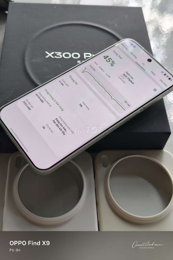 Vivo X300 Pro 256GB Trắng . Mua bán Điện thoại tại Huyện Long Hồ Vĩnh Long được đăng bởi ptiteck hình 1