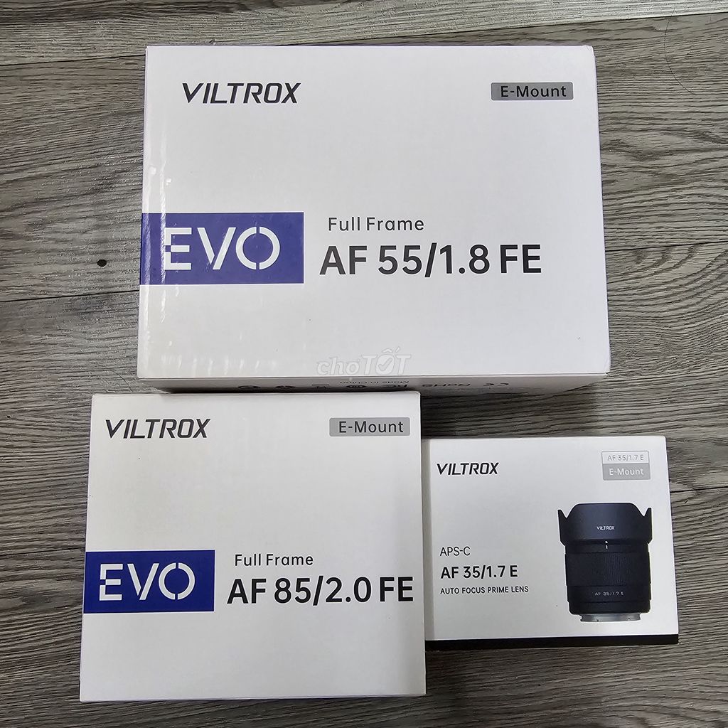 Ống kính Sony Viltrox 85mm F2 Evo, 55MM F1.8, 35MM. Mua bán Máy ảnh, Máy quay tại Quận 12 Tp Hồ Chí Minh được đăng bởi Le ly hình 1
