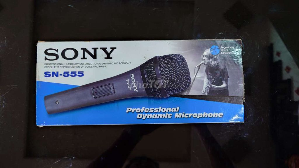 Microphone Sony SN-555 Đen Dynamic. Mua bán Tivi, Âm thanh tại Thành phố Đà Lạt Lâm Đồng được đăng bởi quang bien hình 1