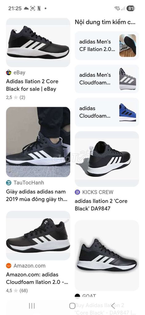 Giày thể thao Adidas Illation Size 43,5. Mua bán Giày dép tại Huyện Hóc Môn Tp Hồ Chí Minh được đăng bởi Lộc Phát  hình 1