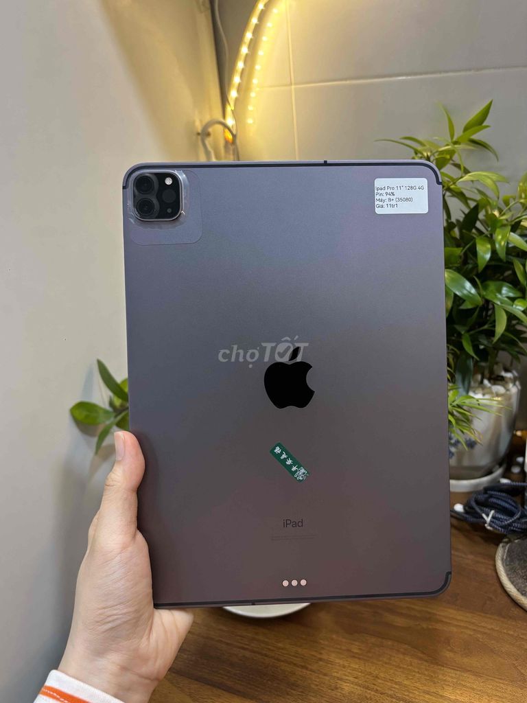 🍎 iPad Pro 2020 11" 128GB-4G Zin nguyên bản P94. Mua bán Máy tính bảng tại Huyện Hóc Môn Tp Hồ Chí Minh được đăng bởi SIRI STORE HCM hình 1