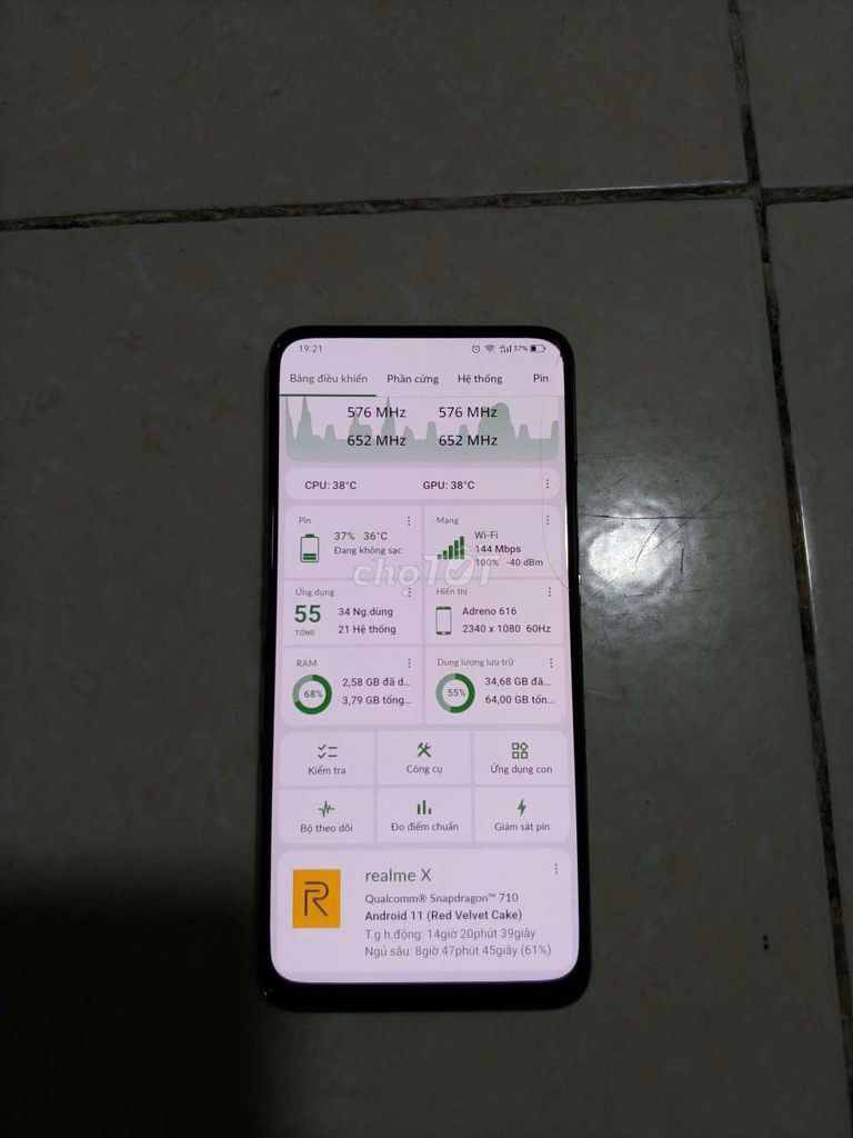 Realme X 4GB/64GB 2 SIM, zin và full chức năng. Mua bán Điện thoại tại Quận 7 Tp Hồ Chí Minh được đăng bởi Tui Dũng 42 Tuổi hình 1