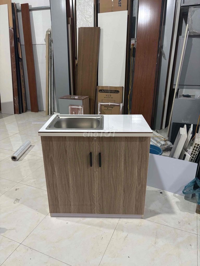 Tủ bếp Nhựa Đài Loan 80cm // tủ bếp. Mua bán Tủ, kệ gia đình tại Quận 12 Tp Hồ Chí Minh được đăng bởi Nội Thất Giá Xưởng hình 1