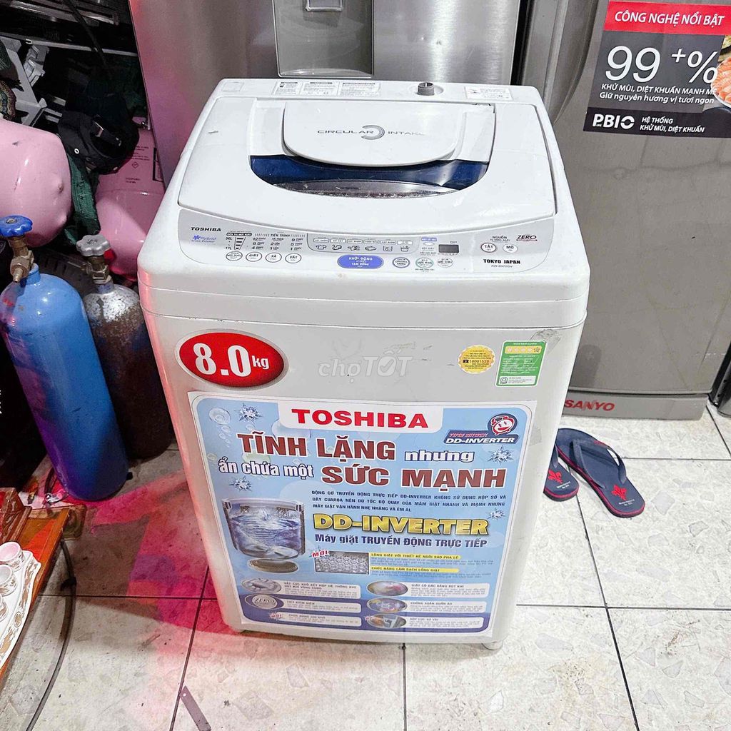 Thanh lý máy giặt Toshiba 8kg bao xịn xò giá rẻ🔥🔥