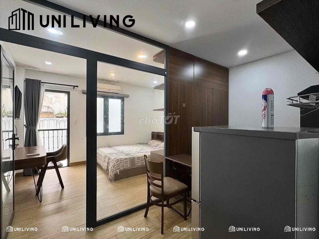 🏡CĂN HỘ 1 PHÒNG NGỦ TÁCH BẾP BAN CÔNG, MÁY GIẶT RIÊNG TIỆN ĐI QUẬN 1🏡