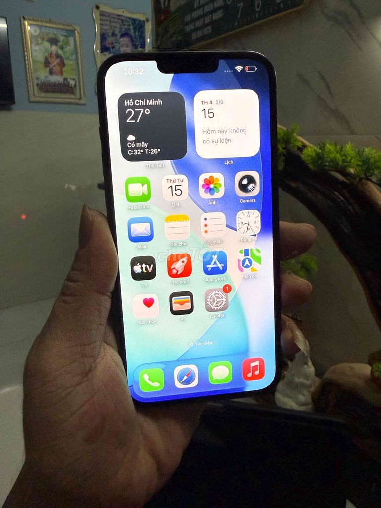 Apple iPhone 13 Pro Max 256GB Xanh 75%. Mua bán Điện thoại tại Thành phố Thuận An Bình Dương được đăng bởi  Phan Trung hình 1