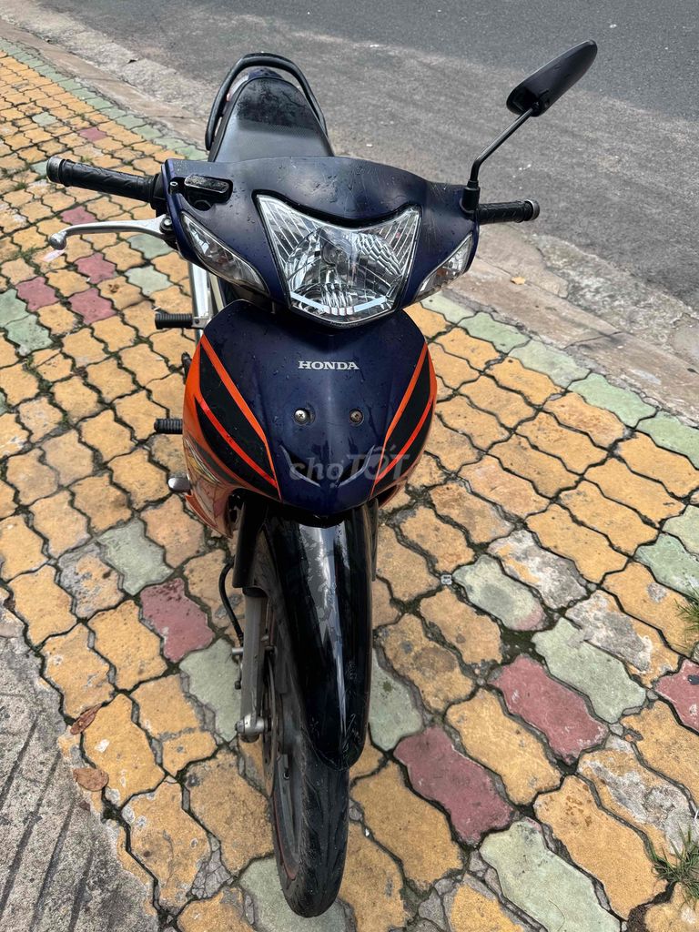 Honda Wave 100 Repsol чёрно-оранжевый