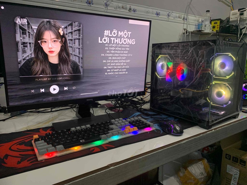 bộ máy tính gaming màn benq 27 inch Like New. Mua bán Máy tính để bàn tại Huyện Duyên Hải Trà Vinh được đăng bởi Máy Tính Đăng Khôi  hình 1