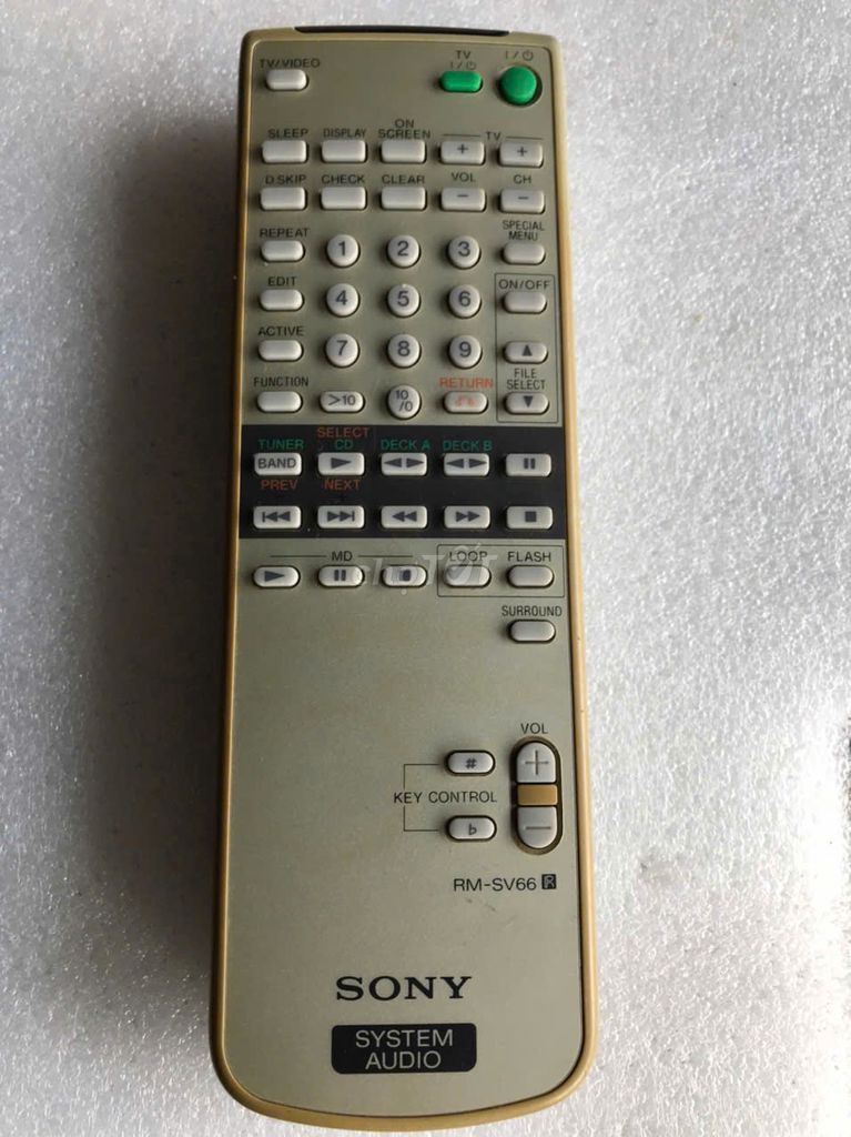 Điều khiển Sony RM-SV66-(Dàn Máy MHC-VX7-MHC-VX3). Mua bán Tivi, Âm thanh tại Huyện Cẩm Mỹ Đồng Nai được đăng bởi Trần Đức Ngọc hình 1