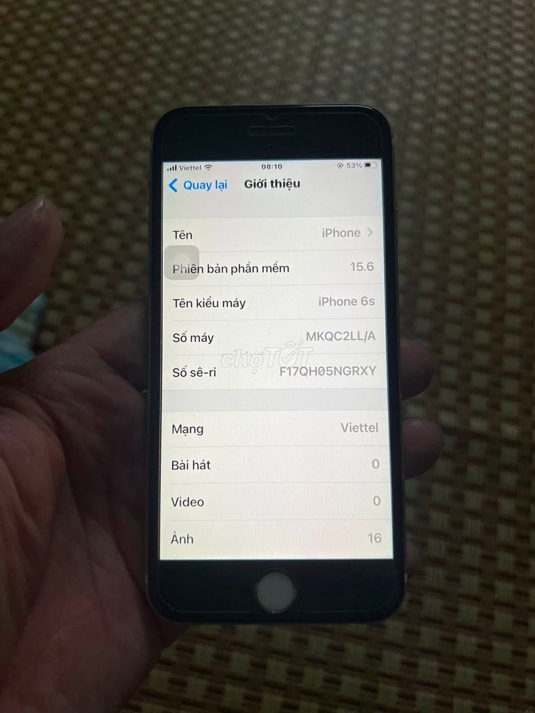 Apple iPhone 6s 64GB Vàng Đã sử dụng. Mua bán Điện thoại tại Quận Gò Vấp Tp Hồ Chí Minh được đăng bởi Hội Đồ Điện Tử hình 1