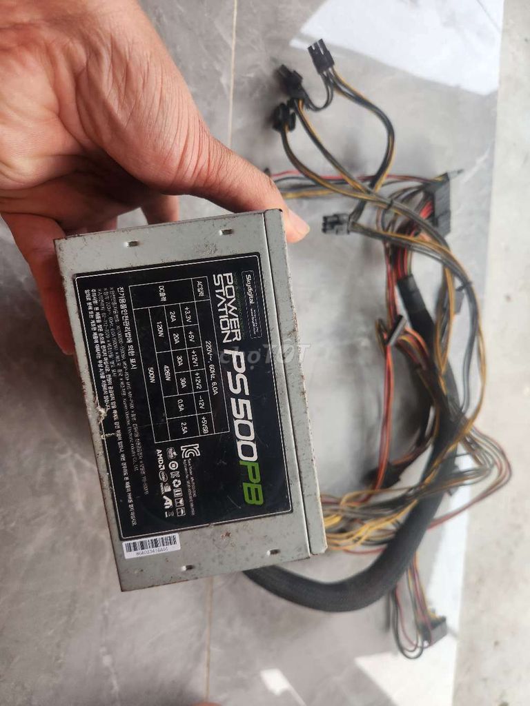 Nguồn máy tính 500W Hàn Quốc. Mua bán Linh kiện (RAM, Card...) tại Huyện Yên Mô Ninh Bình được đăng bởi Tên chưa cung cấp hình 1