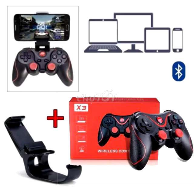 Kẹp gắn điện thoại vào gamepad