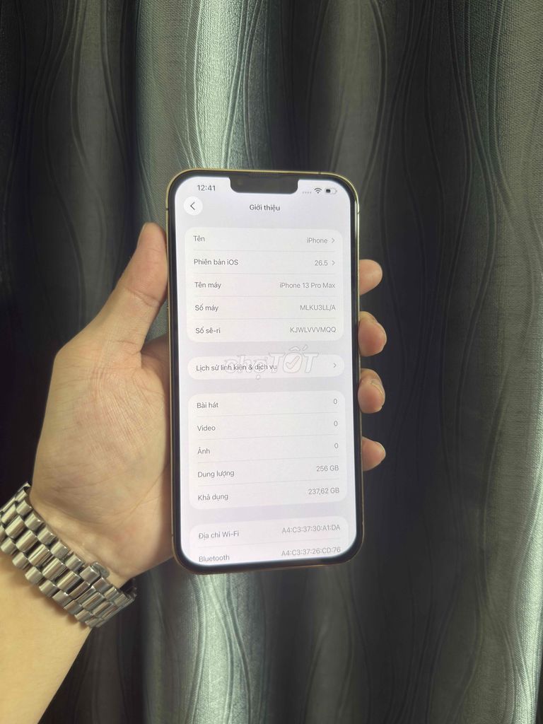 Apple iPhone 13 Pro Max 256GB Vàng 100%. Mua bán Điện thoại tại Quận Tân Bình Tp Hồ Chí Minh được đăng bởi Bùi Nguyễn Bảo Quốc hình 1