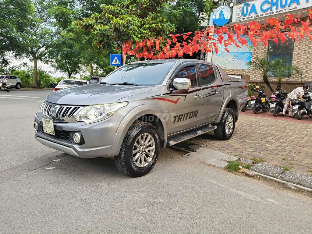 Mitsubishi Triton 2016 4x4 AT - 120000 km. Mua bán Ô tô tại Huyện Thanh Trì Hà Nội được đăng bởi Chuyên mua bán xe Bán Tải Lướt  hình 3