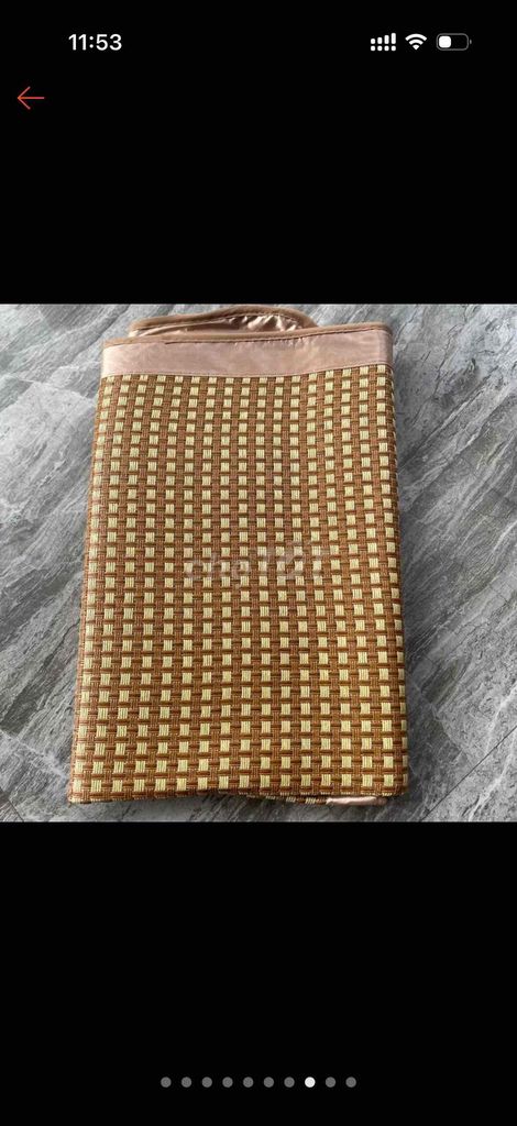 Chiếu điều hòa Homies Sợi mây 1.8x2 m tặng ga. Mua bán Giường, chăn ga gối nệm tại Quận Tây Hồ Hà Nội được đăng bởi Nguyễn Tuyết hình 1