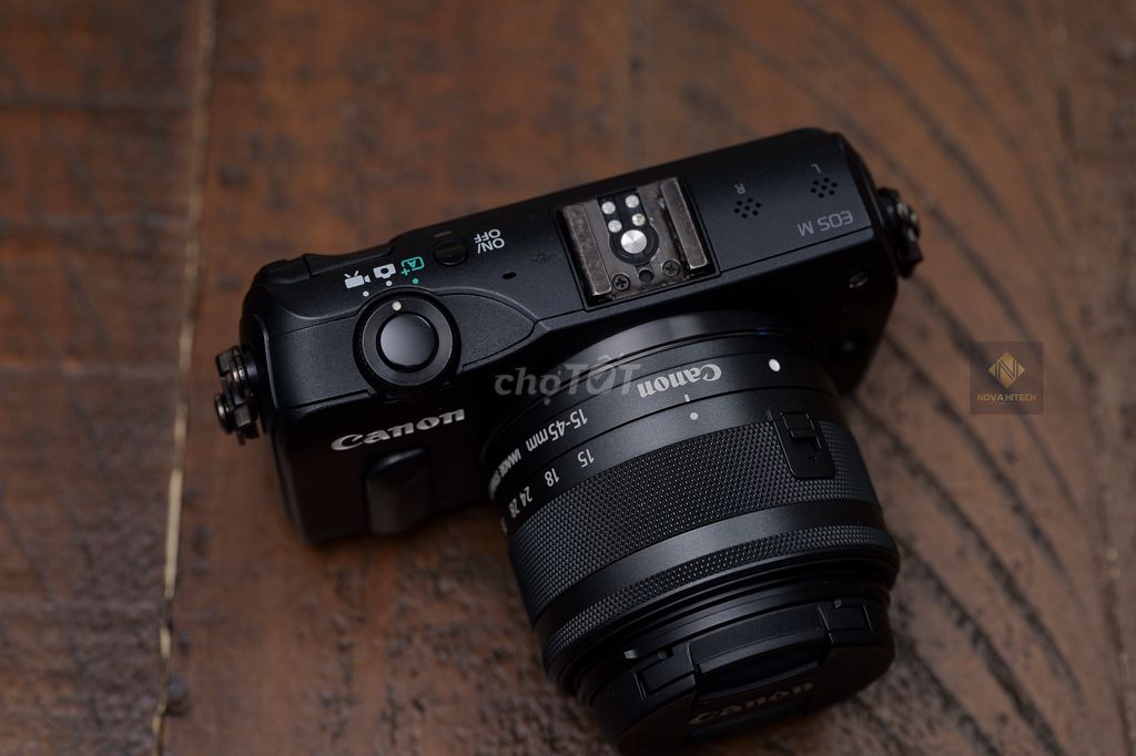 Máy ảnh Canon EOS M 15-45mm Đen. Mua bán Máy ảnh, Máy quay tại Quận 3 Tp Hồ Chí Minh được đăng bởi NOVA HITECH hình 1