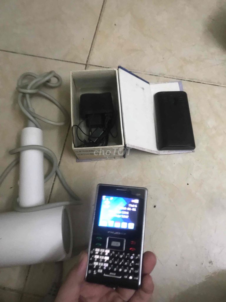 Máy sấy ion kèm phoenix 2sim full phụ kiện tainghe