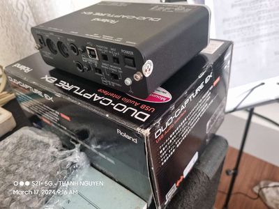 Sound card Roland Duo Capture Ex và Mic TakStar