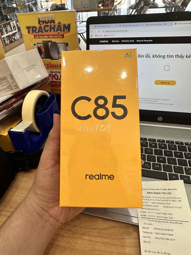 Realme C85 128GB Đen Nguyên seal. Mua bán Điện thoại tại Thị xã Tân Uyên Bình Dương được đăng bởi Quốc Thắng hình 1