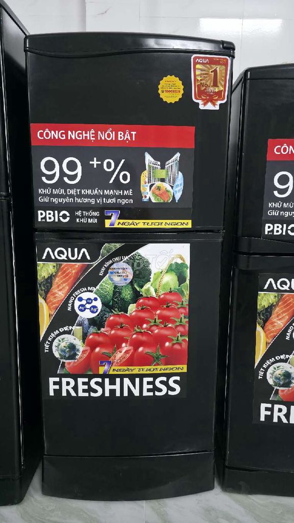 Tủ lạnh Aqua 125 lít Đen. Mua bán Tủ lạnh tại Huyện Châu Thành Long An được đăng bởi HÀNG QUA SỬ DỤNG hình 1