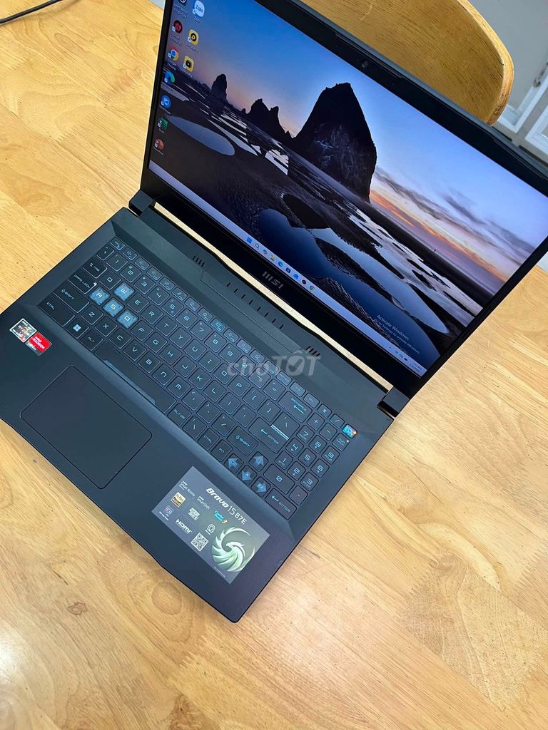 MSI Bravo 15 R5 7535HS 16G 512G RTX6550 15.6 144hz. Mua bán Laptop tại Thành phố Qui Nhơn Bình Định được đăng bởi NGỌC PHÚC LAPTOPS hình 1
