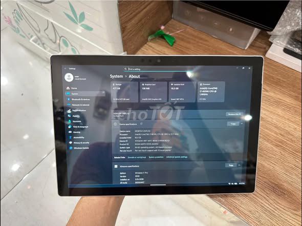 Microsoft Surface Pro 6 i7 16GB/512GB. Mua bán Laptop tại Thành phố Tân An Long An được đăng bởi Hội Đồ Điện Tử hình 1