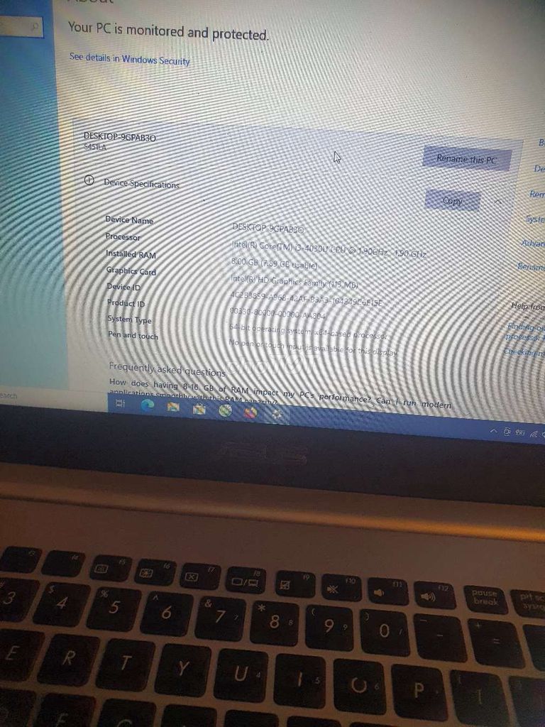 Laptop ASUS i3 8GB/256GB. Mua bán Laptop tại Quận Tân Bình Tp Hồ Chí Minh được đăng bởi TMV hình 1