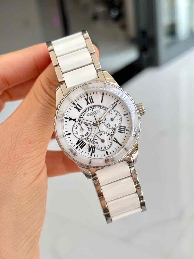 Đồng hồ đeo tay COGU Gốm sứ 38mm. Mua bán Đồng hồ tại Huyện Cam Lâm Khánh Hòa được đăng bởi TRƯƠNG THỊ SHOP hình 1