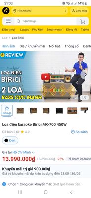 Loa kéo Birici MX-700 bass 40 đôi mạnh mẽ chắc âm. Mua bán Tivi, Âm thanh tại Quận Ninh Kiều Cần Thơ được đăng bởi Luật Nguyễn