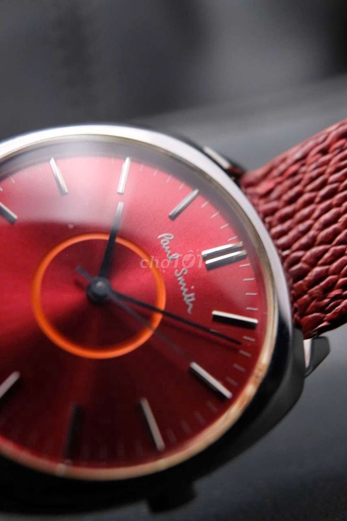Đồng hồ Paul Smith mặt đỏ chải tia nổi bật tinh tế. Mua bán Đồng hồ tại Quận 8 Tp Hồ Chí Minh được đăng bởi Kết bạn zalo xem thêm mẫu hình 1
