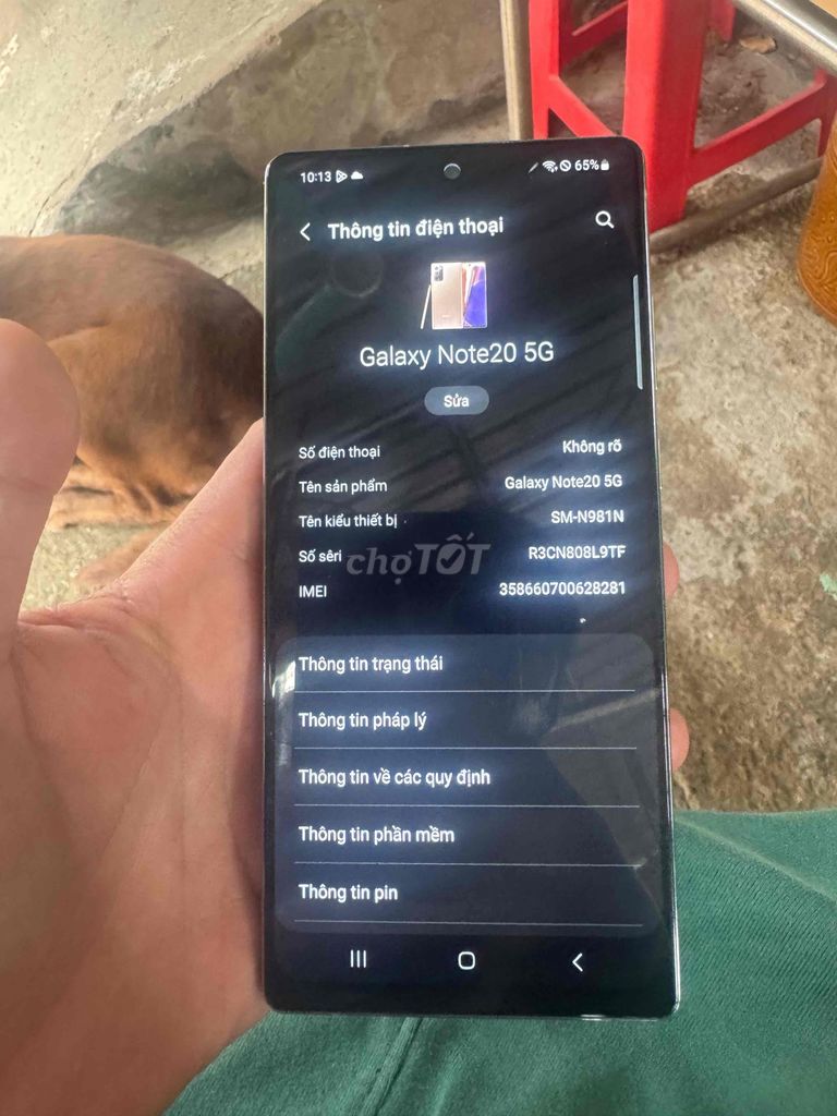 Samsung Galaxy Note20 5G Đồng Bút S Pen. Mua bán Điện thoại tại Thị xã Tân Uyên Bình Dương được đăng bởi binhduonghelo hình 1