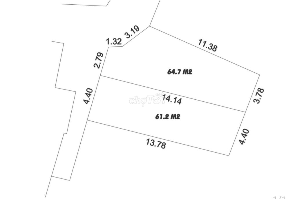 Đất kiệt oto ngô quyền Mân Thái
Diện Tích : 60m Ngang 4m4