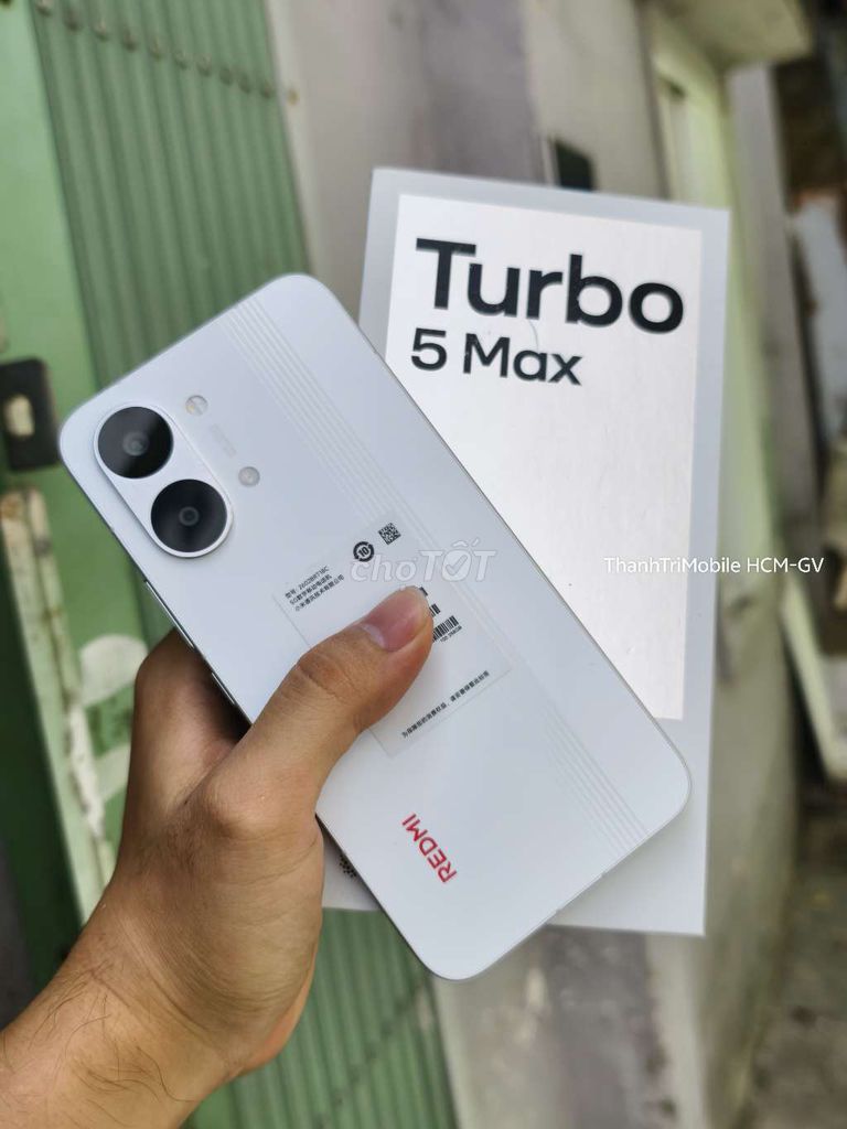 Xiaomi Redmi Turbo 5 Max Trắng 12/256GB full box. Mua bán Điện thoại tại Quận Gò Vấp Tp Hồ Chí Minh được đăng bởi Thanh Tri hình 1