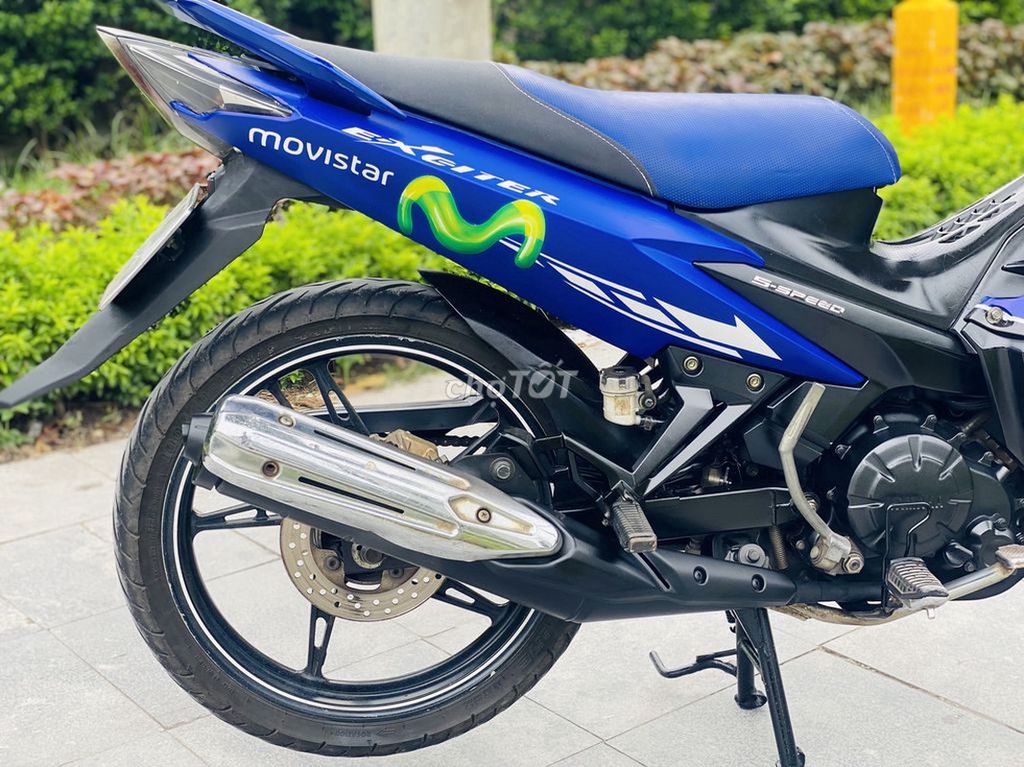 Yamaha Exciter 135 Xanh Movistar Côn Tay 2016