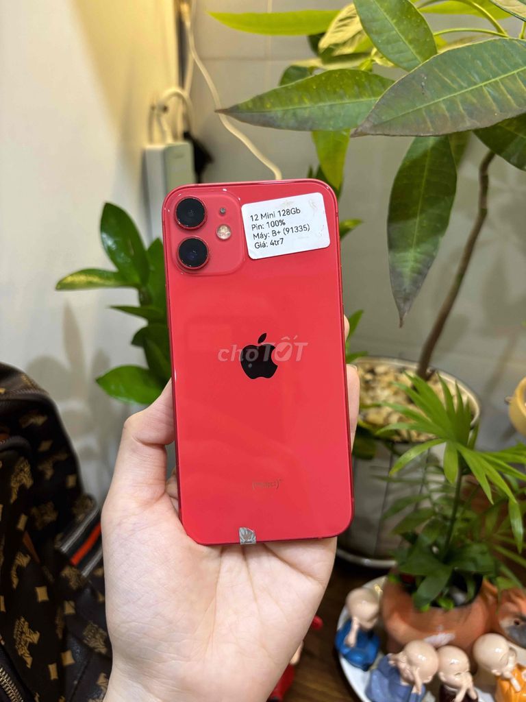 Apple iPhone 12 Mini 128GB Đỏ Hàn Zin Đẹp 98.5. Mua bán Điện thoại tại Huyện Hóc Môn Tp Hồ Chí Minh được đăng bởi SIRI STORE HCM hình 1