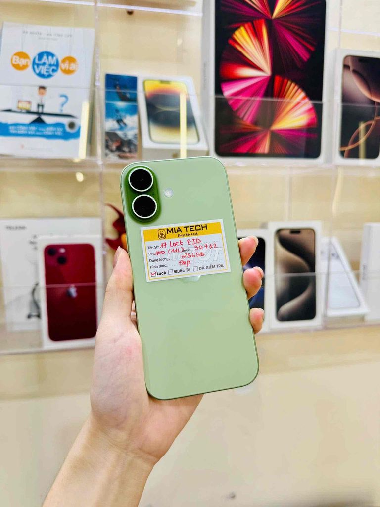 iPhone 17 256GB Matcha Latte Lock. Mua bán Điện thoại tại Quận Ba Đình Hà Nội được đăng bởi Huy Trần hình 1