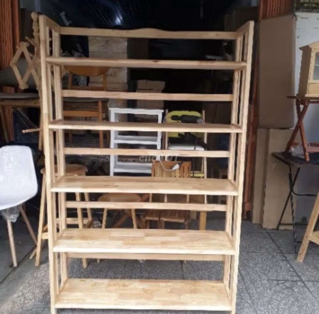 Kệ sách Gỗ Vàng gỗ Đã qua sử dụng. Mua bán Tủ, kệ gia đình tại Quận Bình Thuỷ Cần Thơ được đăng bởi Quốc  hình 1