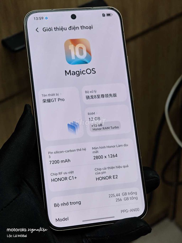 Honor GT Pro 12GB/256GB Vàng đồng. Mua bán Điện thoại tại Thành phố Đà Lạt Lâm Đồng được đăng bởi Lộc Lá Mô Bai hình 1